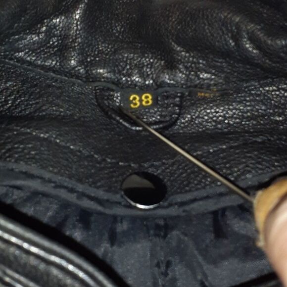 Hein Gericke Black Leather Motorcycle Jacket 38 - Picture 2 of 16